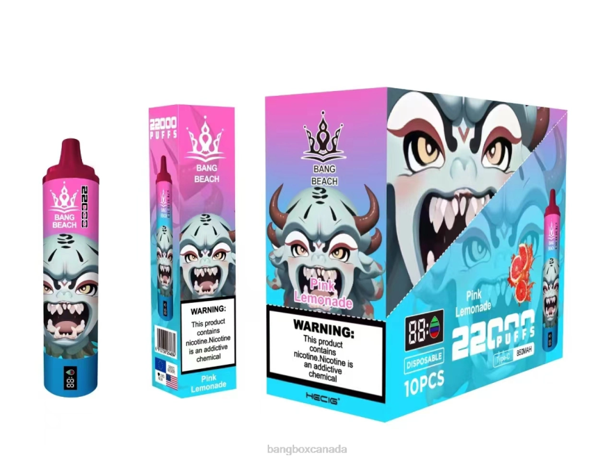 Bang Beach Vape - Bang Beach 22000 Puffs Smart Screen Pink Lemonade B2VHZP15