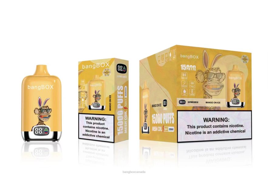 Bang Box Canada - Bang Box 15000 Puffs Mango On Ice B2VHZP48