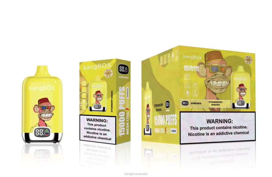 Vape Bang Box - Bang Box 15000 Puffs Strawberry Banana B2VHZP43