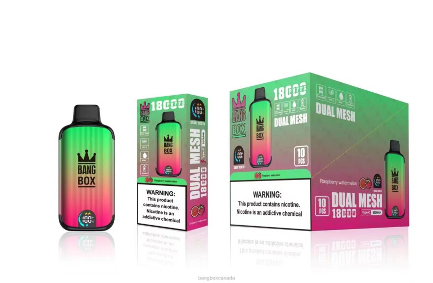Bang Box Vape Review - Bang Box 18000 puffs Raspberry Watermelon B2VHZP97