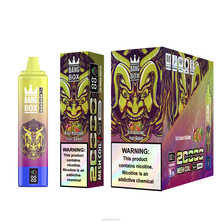Bang Box Vape Price - Bang Box 20000 Puffs Smart Screen Kiwi Passion Fruit Guava B2VHZP50