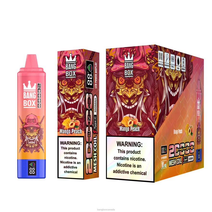 Bang Box Vape Price - Bang Box 20000 Puffs Smart Screen Mango Peach B2VHZP58