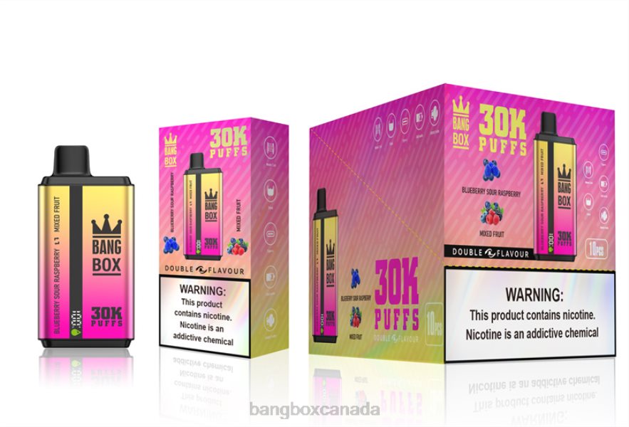 Bang Box Vape Price - Bang Box 30000 Puffs Dual Flavors Blueberry Sour Raspberry & Mixed Fruit B2VHZP66