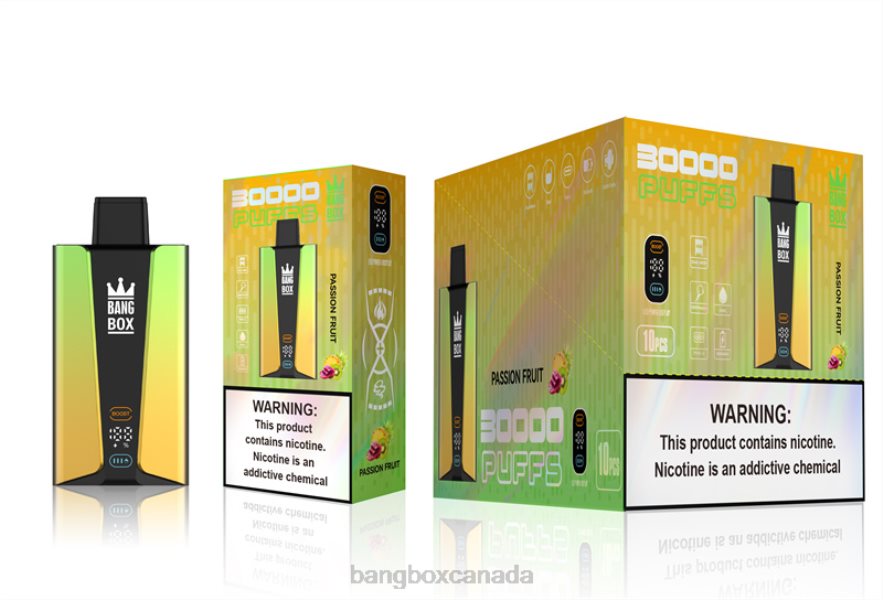 Bang Box Canada - Bang Box 30000 Puffs Smart Screen Passion Fruit B2VHZP84