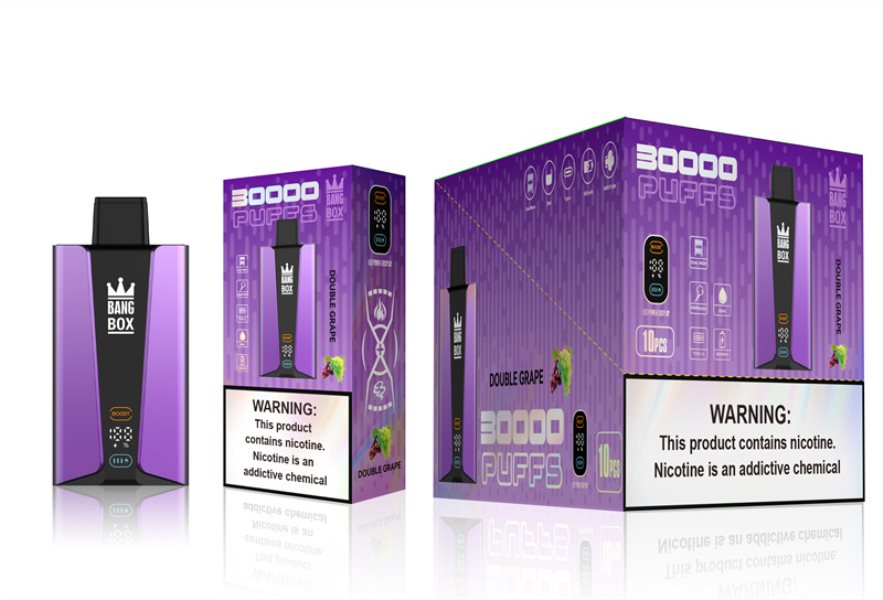 Bang Box Vape Review - Bang Box 30000 Puffs Smart Screen Double Grape B2VHZP85