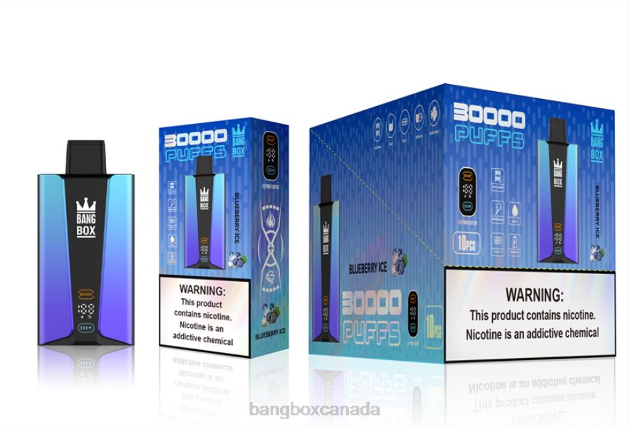Vape Bang Box - Bang Box 30000 Puffs Smart Screen Blueberry Ice B2VHZP79