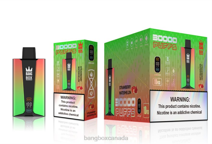 Vape Bang Box - Bang Box 30000 Puffs Smart Screen Strawberry Watermelon B2VHZP75