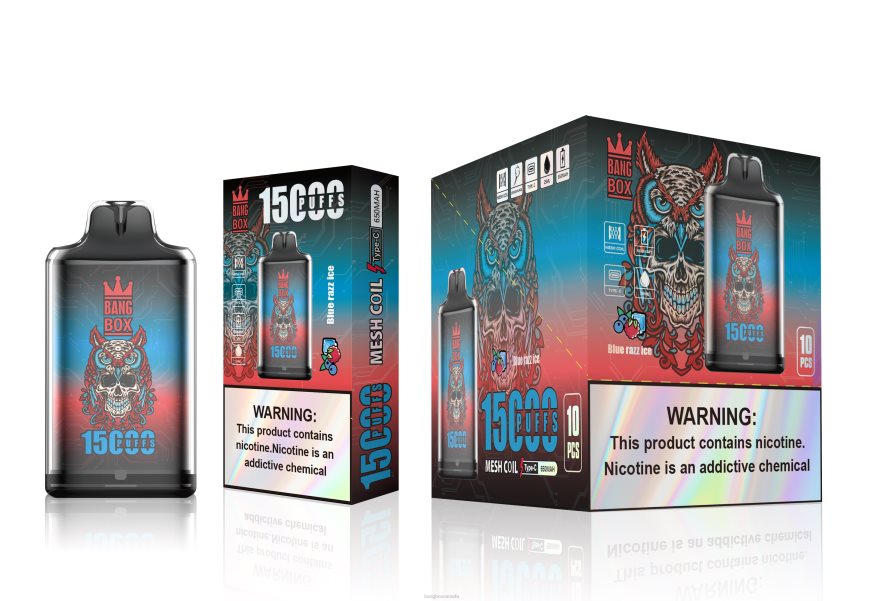 Bang Box Canada - Bang Box S1-15000 Puffs Blue Razz Ice B2VHZP108