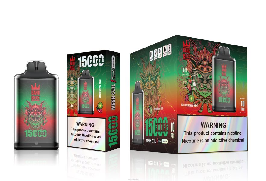 Bang Box Canada - Bang Box S1-15000 Puffs Strawberry Kiwi B2VHZP100