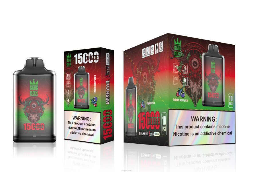 Bang Box Canada - Bang Box S1-15000 Puffs Triple Berry Ice B2VHZP104