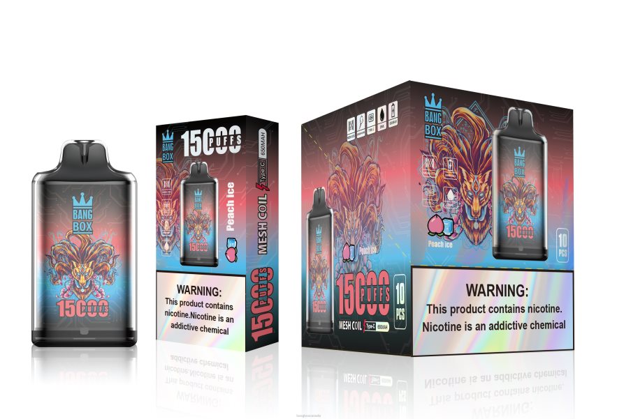 Bang Box Vape Price - Bang Box S1-15000 Puffs Peach Ice B2VHZP102