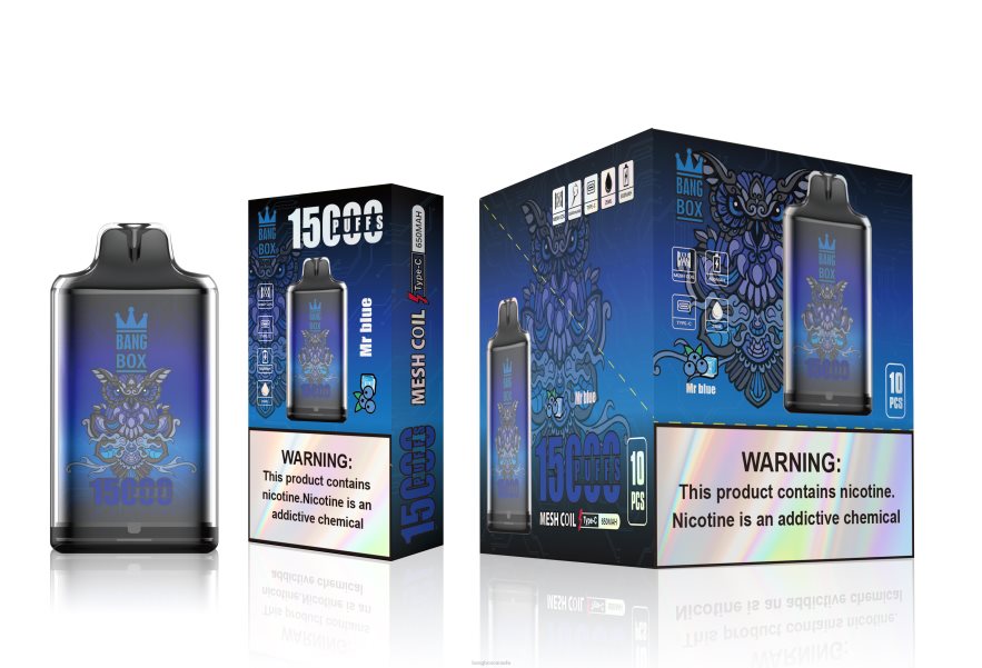 Bang Box Vape Review - Bang Box S1-15000 Puffs Mr Blue B2VHZP109