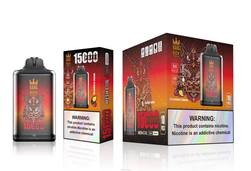 Bang Box Vape Review - Bang Box S1-15000 Puffs Strawberry Mango B2VHZP101