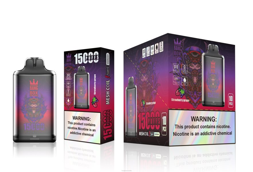 Vape Bang Box - Bang Box S1-15000 Puffs Strawberry Grape B2VHZP111
